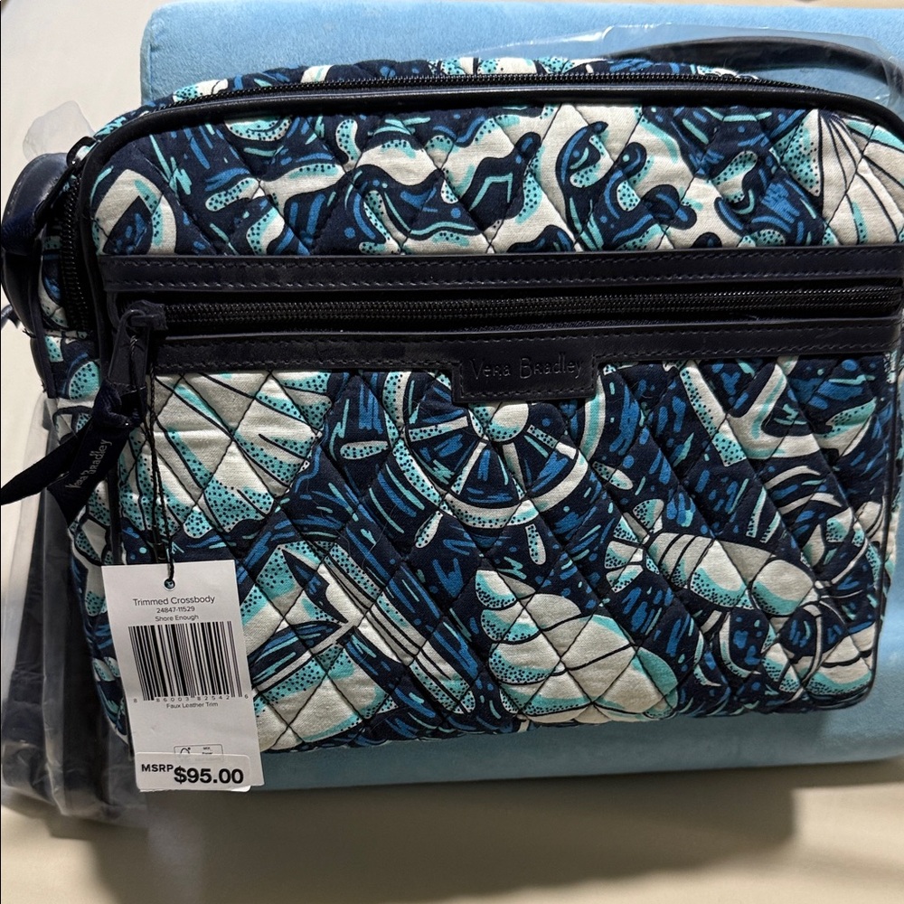 Vera Bradley Shore Enough crossbody Quilted Bag